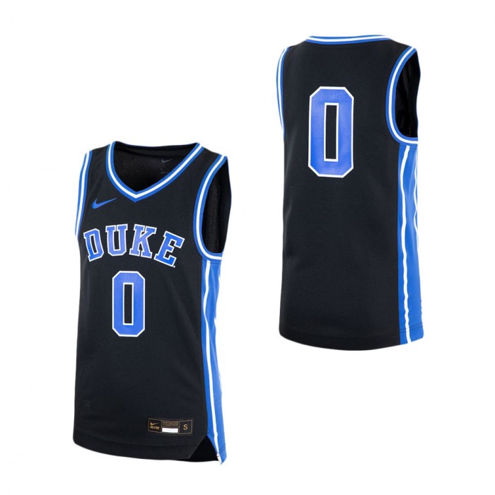 Youth Nike #0 Royal Duke Blue Devils Icon Replica Basketball Jersey